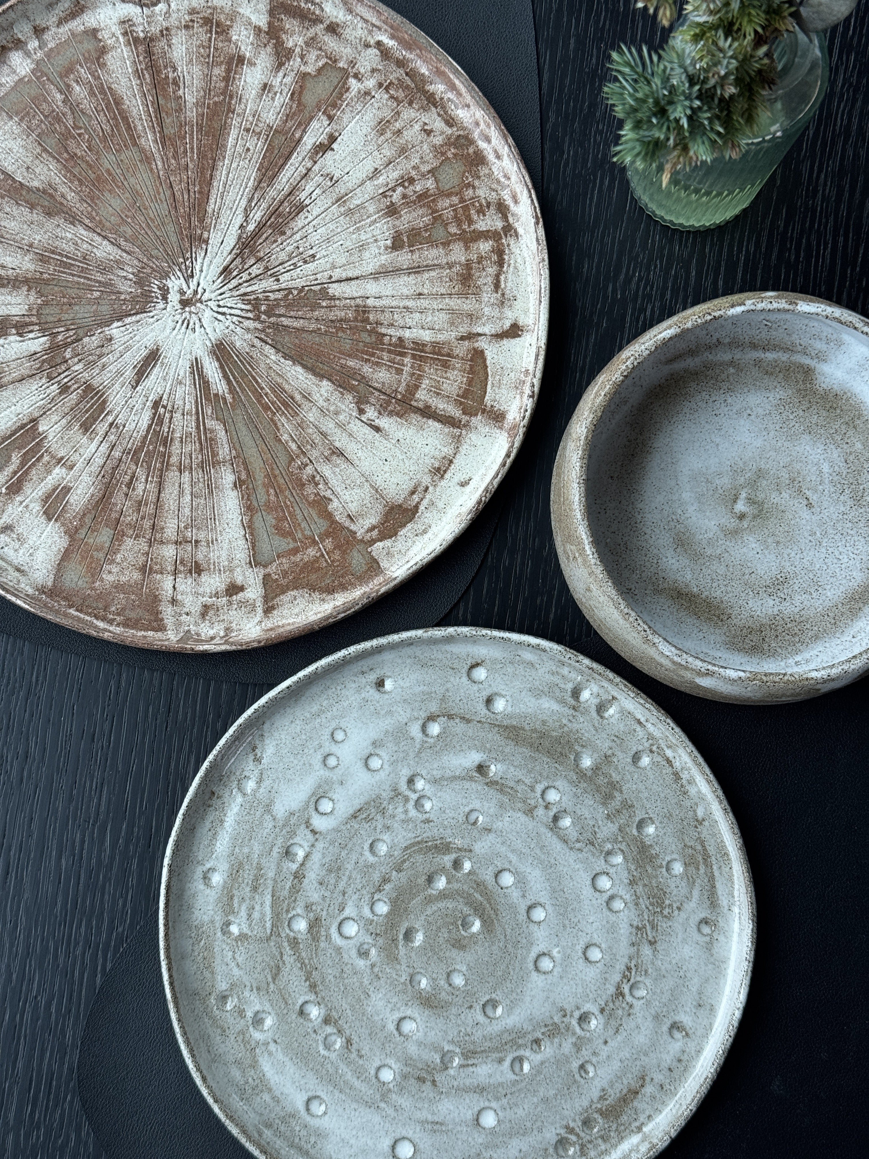 Textured Stone Dinnerware Set