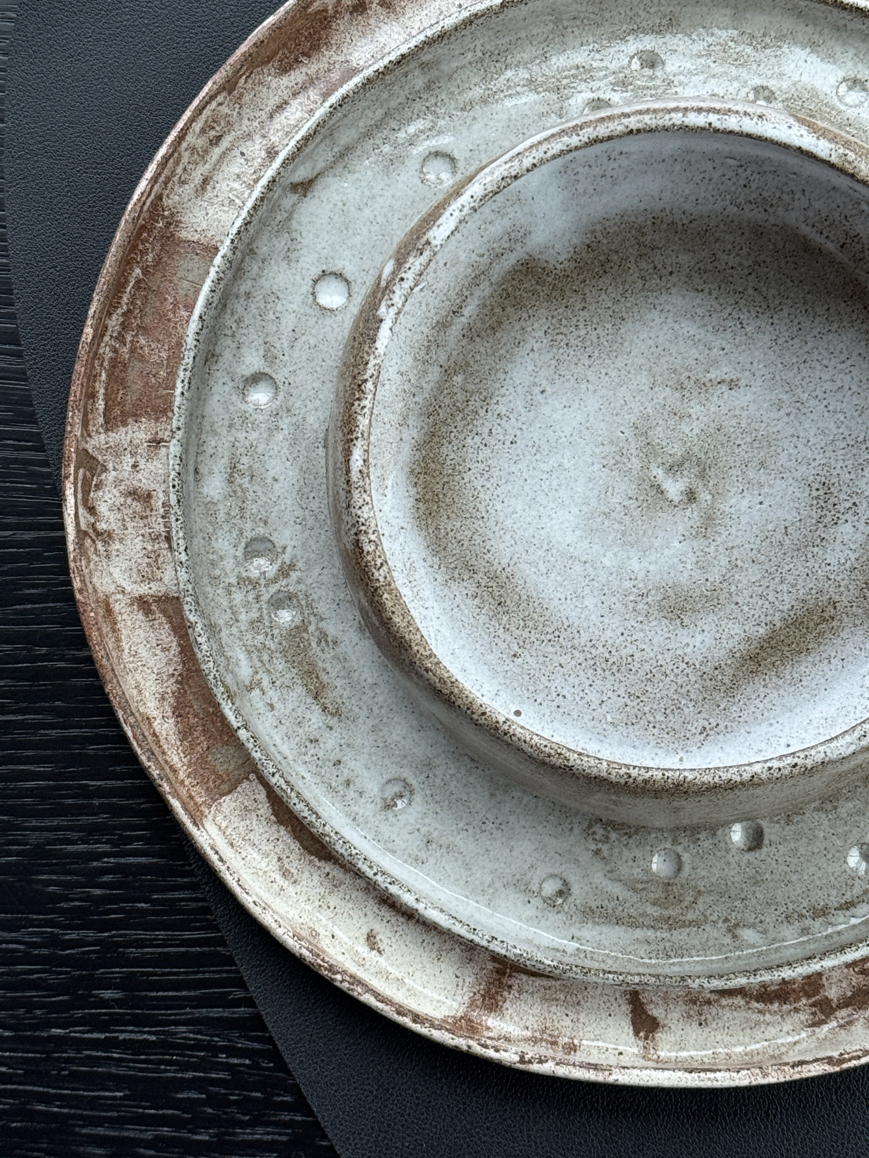 Textured Stone Dinnerware Set