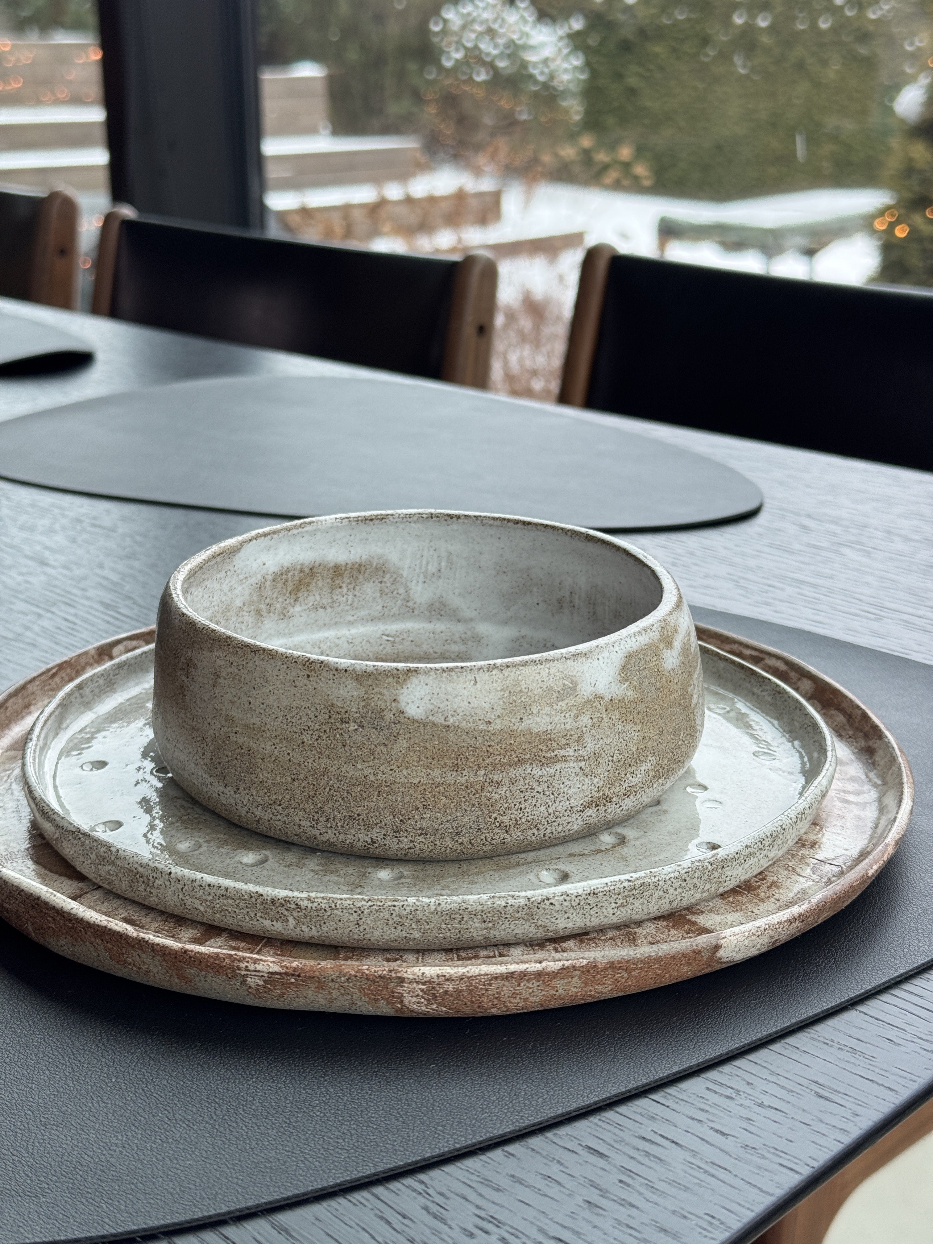 Textured Stone Dinnerware Set